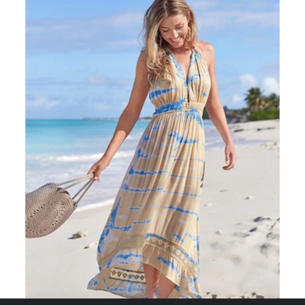 Boho  backless dress